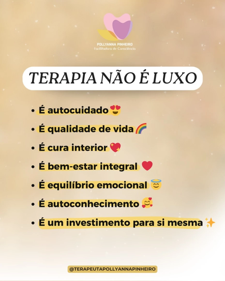 Foto 1:  — Terapeuta Pollyanna Pinheiro